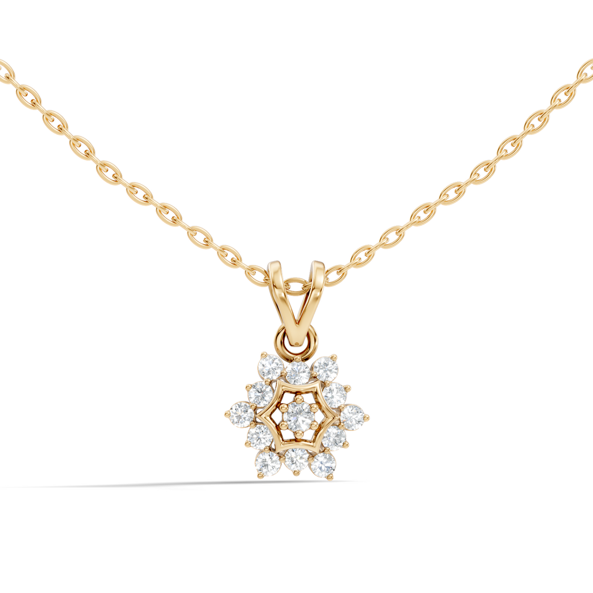 Affordable Diamond Pendant Necklace Handmade Ecofriendly Gift for Women's - HIGHCARAT DIAMONDS