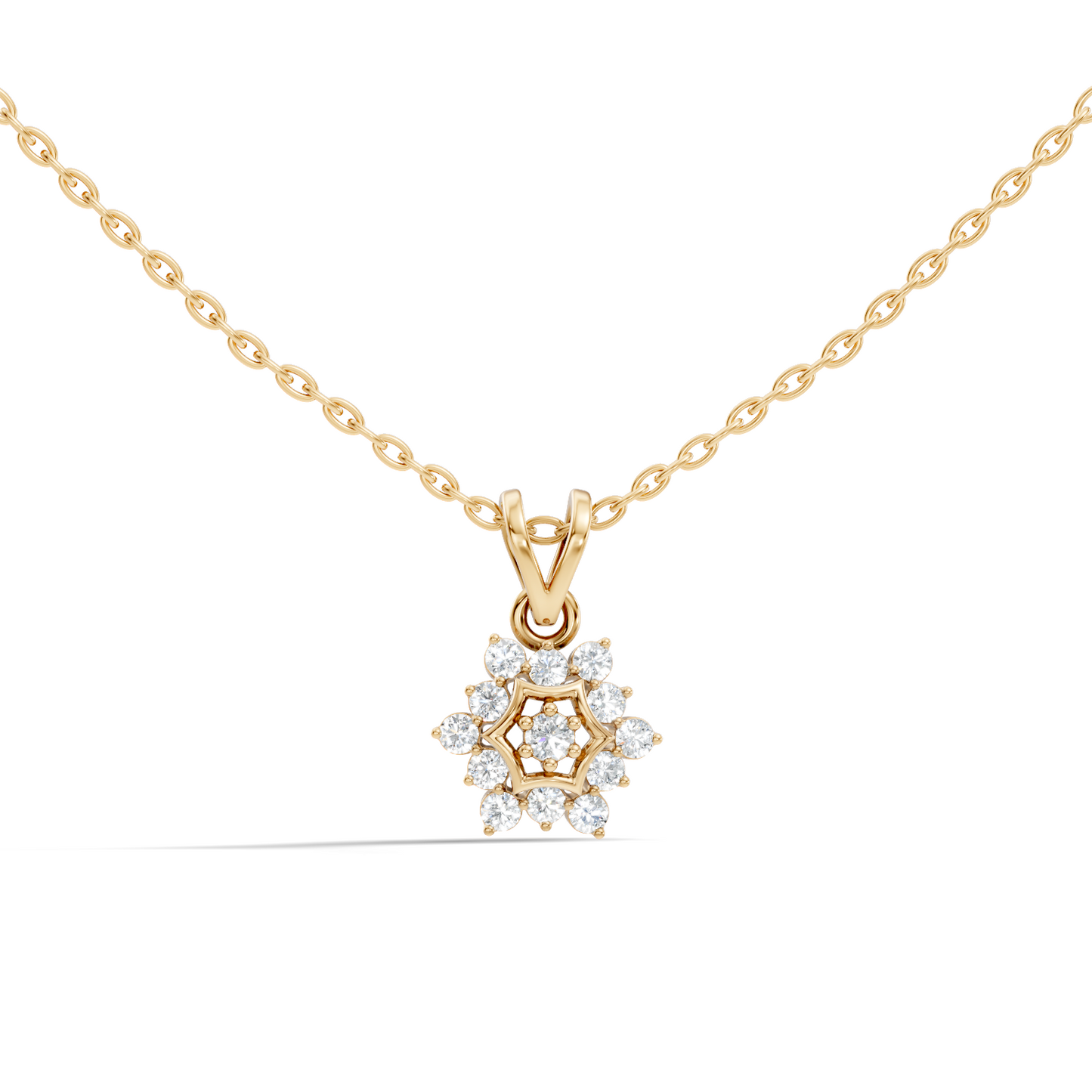 Affordable Diamond Pendant Necklace Handmade Ecofriendly Gift for Women's - HIGHCARAT DIAMONDS