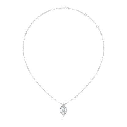 Stunning 0.60 Ct Round Lab-Grown Diamond Pendant in 14K Solid Gold for Her