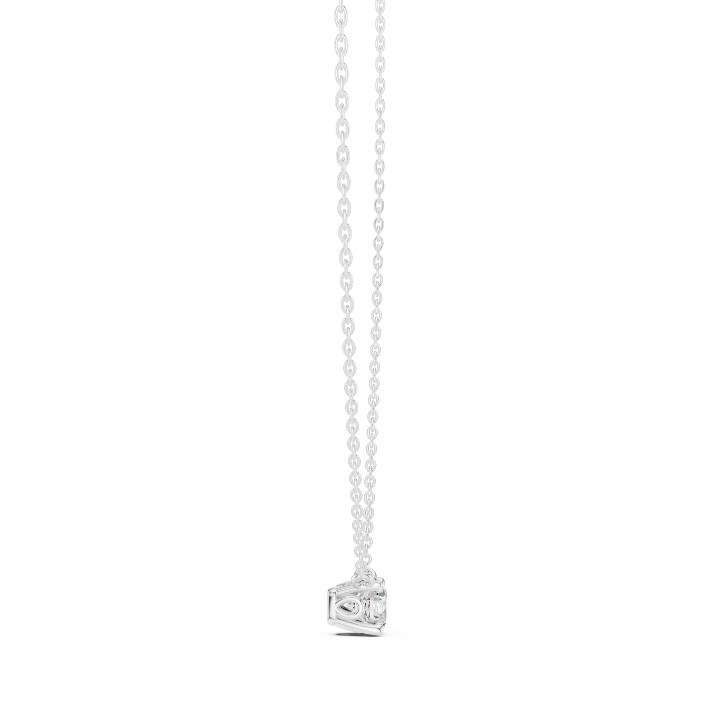 Stunning 10k Solid Yellow Gold Round Shape 0.85 Ct Lab Grown Diamond Pendant For Her