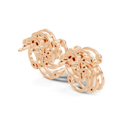 Stunning 14K White Gold Pear Cut Lab-Grown Diamond Earrings For Her Elegance