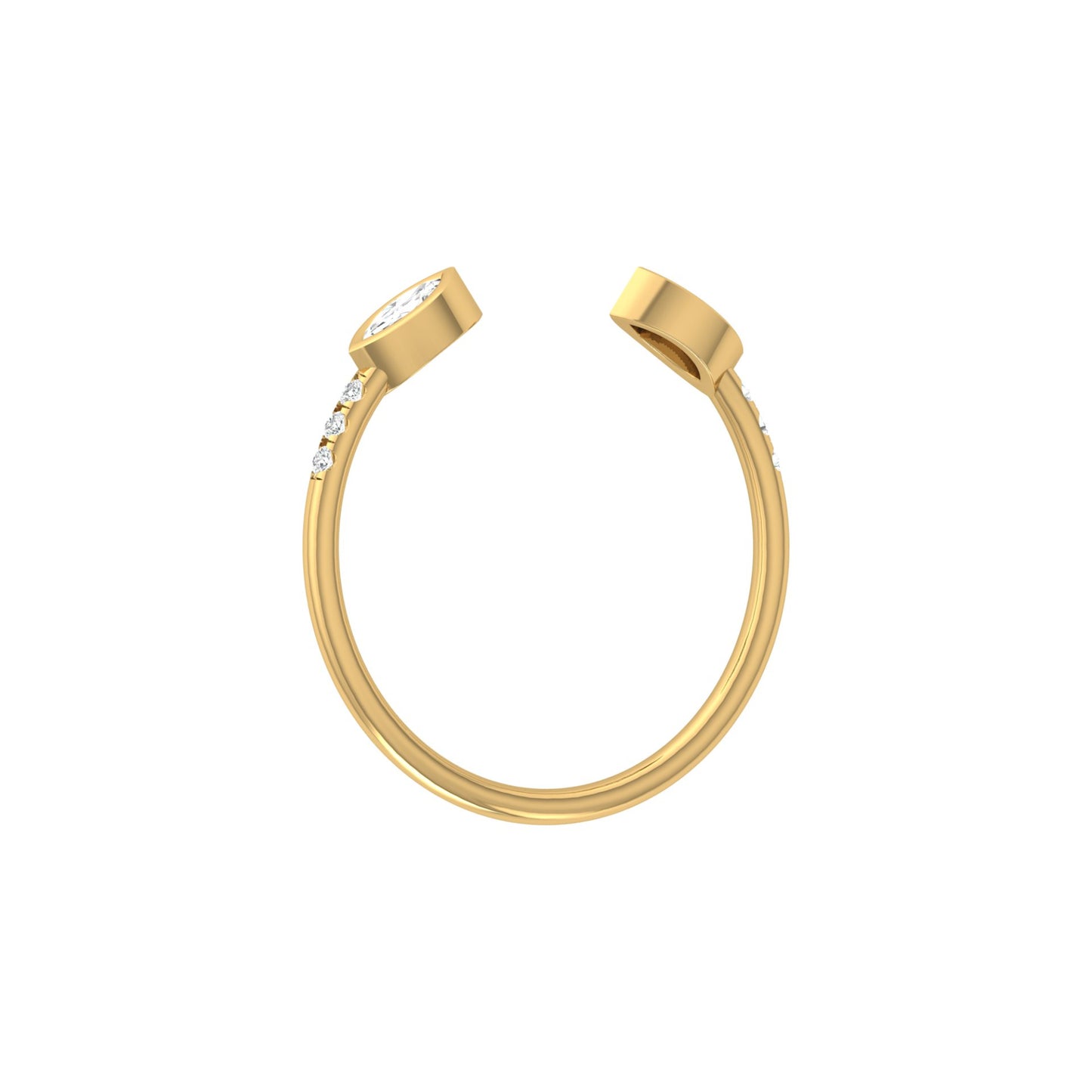 Stunning Marquise Or Round Diamond Wedding Band Ring Elegant Gift for Someone Special