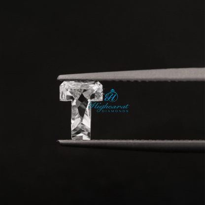 T Shape Lab-Grown Diamond  Brilliant Alphabet Cut for Custom Fine Jewelry & Personalized Gifting - HIGHCARAT DIAMONDS