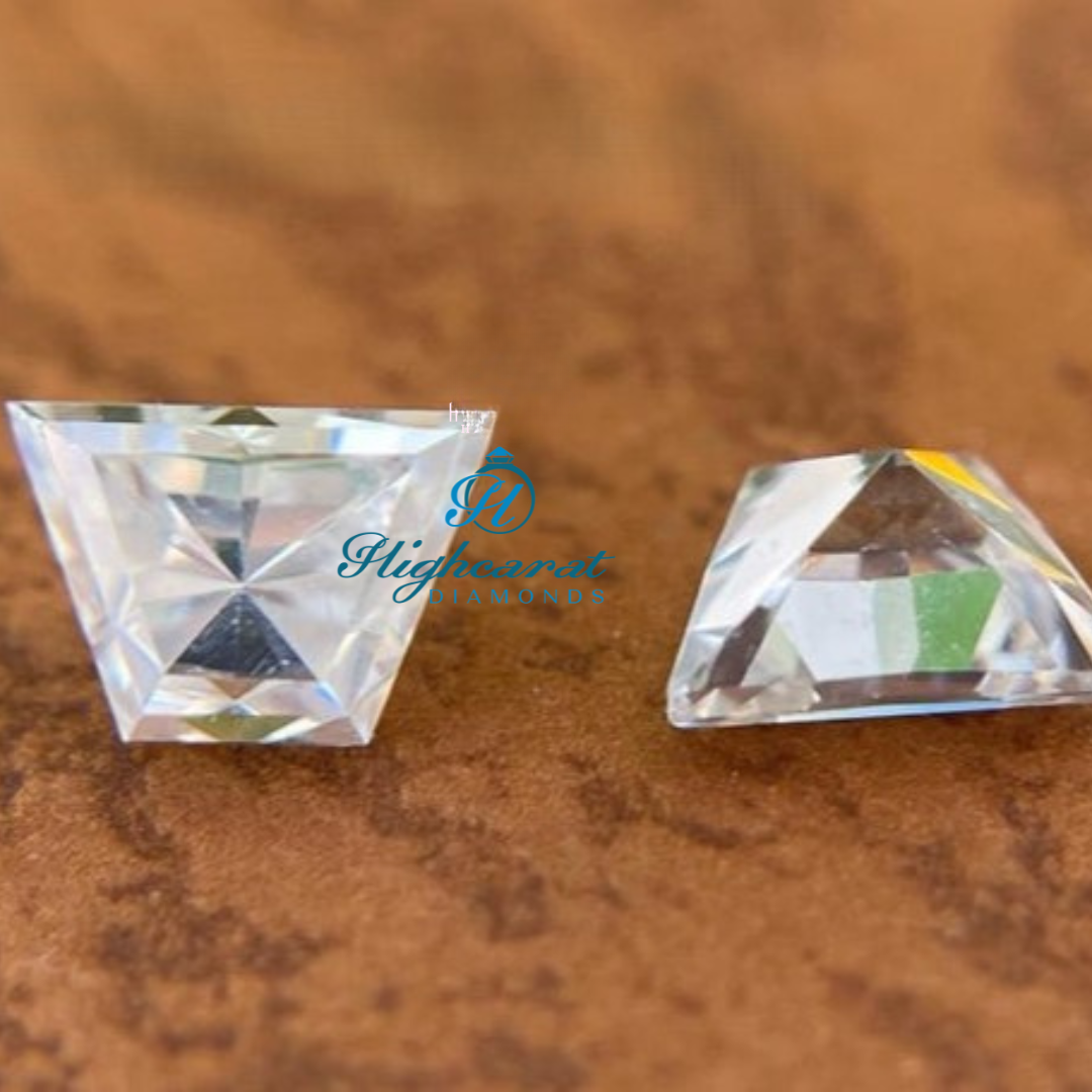 Tapered Baguette Cut Diamond with elegant step-cut facets and exceptional brilliance
