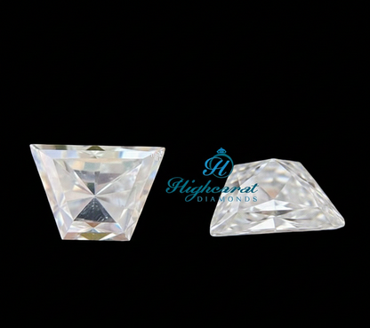 Tapered Baguette Cut Diamond – Elegant Step-Cut Brilliance - HIGHCARAT DIAMONDS