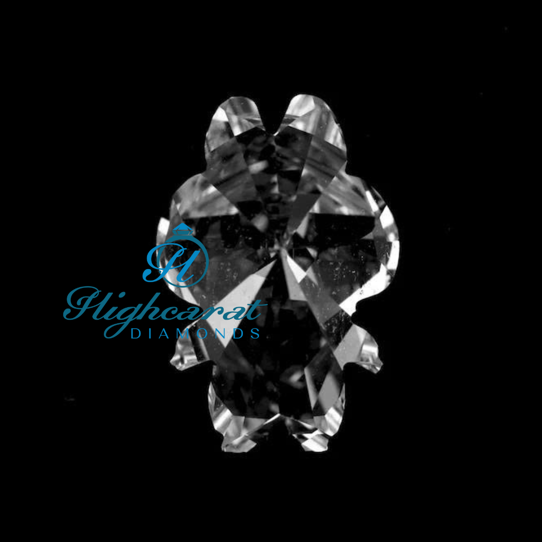 Teddy Bear Shape Lab Diamond Unique Sparkling Stone For Pendants, Charms & Kids Jewelry