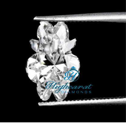 Teddy Bear Shape Lab Diamond Unique Sparkling Stone For Pendants, Charms & Kids Jewelry - HIGHCARAT DIAMONDS