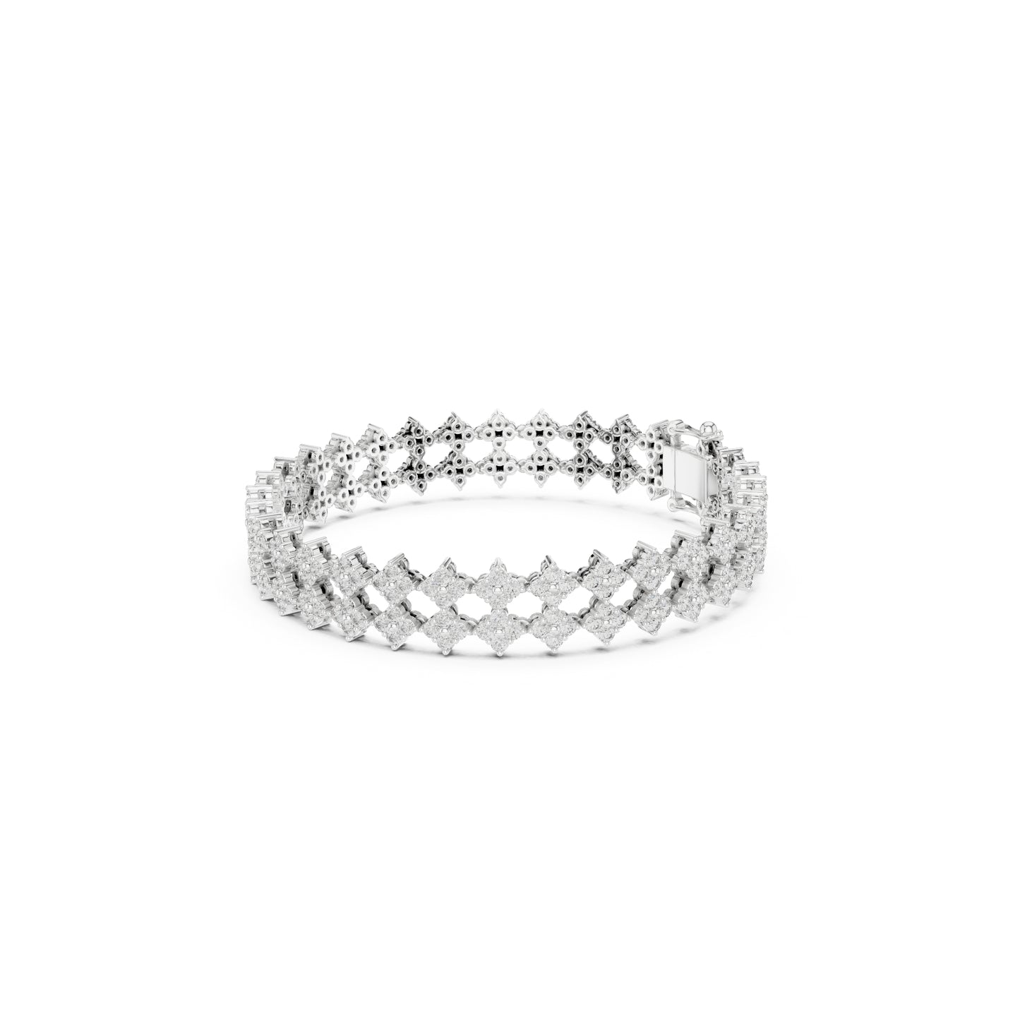 5.12 Ct Round Cut Lab Grown Diamond Vintage Delicate Hand Crafted Dainty Bridesmaid Bracelet For Gift - HIGHCARAT DIAMONDS