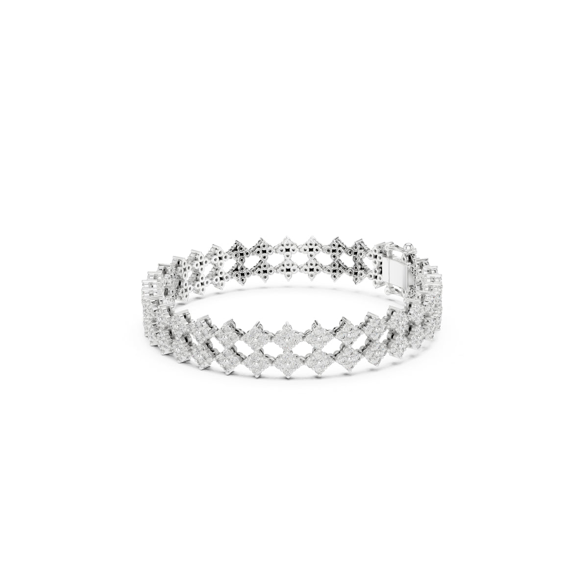 5.12 Ct Round Cut Lab Grown Diamond Vintage Delicate Hand Crafted Dainty Bridesmaid Bracelet For Gift - HIGHCARAT DIAMONDS