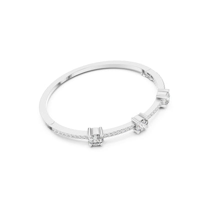 Vintage 3.75 CT Round Cut Colorless Diamond Prong Set Sparkling Perfect Dainty Party Wear Bangle Bracelets - HIGHCARAT DIAMONDS