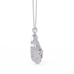 Dual Koi Fish Infinity Lab Grown Diamond Pendant - HIGHCARAT DIAMONDS