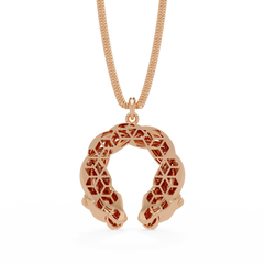 Dual Koi Fish Infinity Lab Grown Diamond Pendant - HIGHCARAT DIAMONDS