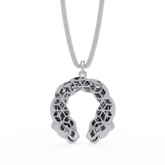 Dual Koi Fish Infinity Lab Grown Diamond Pendant - HIGHCARAT DIAMONDS
