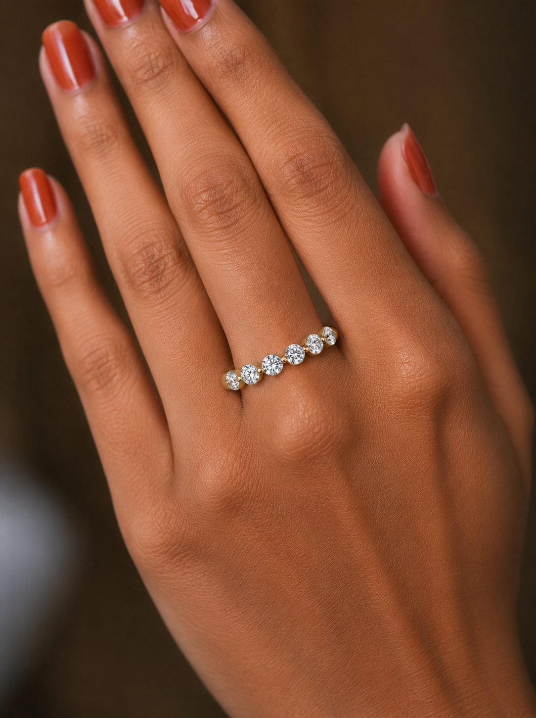 Timeless Shared Prong Diamond Eternity Band In 18K Solid Gold  Bridal Wedding Ring Set - HIGHCARAT DIAMONDS