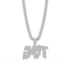 Top TBG Letter Lab Grown Diamond Pendant Necklace - HIGHCARAT DIAMONDS
