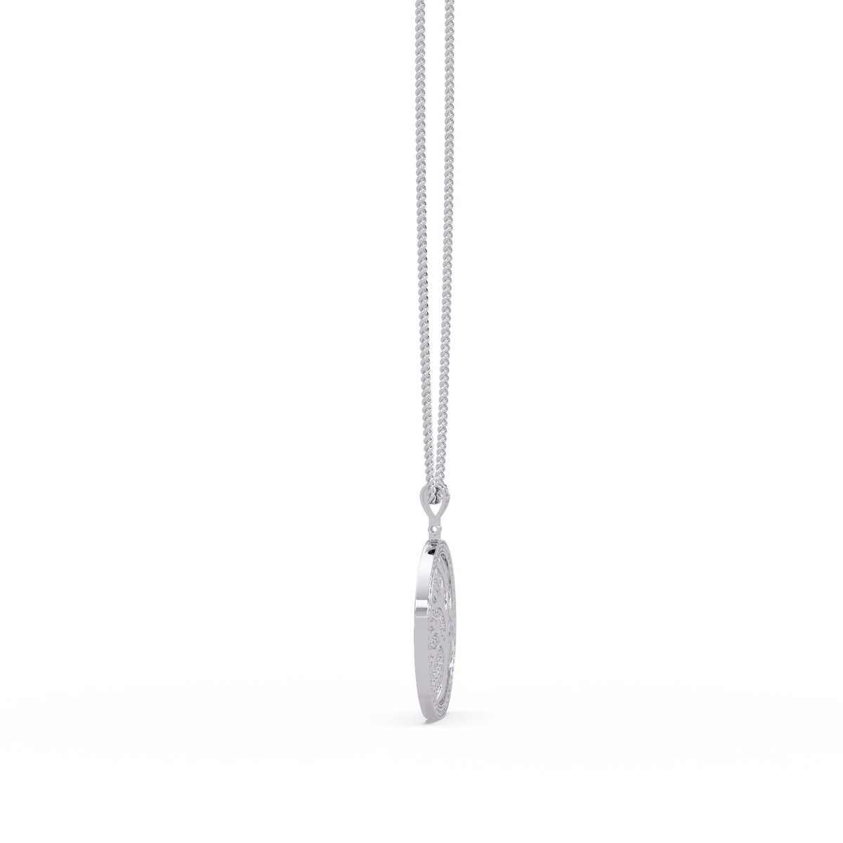 Tree of Life Lab Grown Diamond Medallion Pendant - HIGHCARAT DIAMONDS