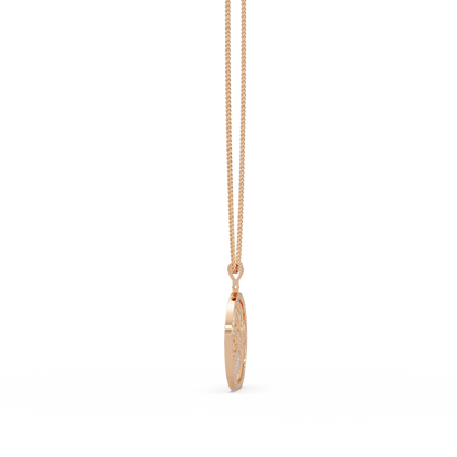 Tree of Life Lab Grown Diamond Medallion Pendant - HIGHCARAT DIAMONDS