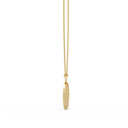 Tree of Life Lab Grown Diamond Medallion Pendant - HIGHCARAT DIAMONDS