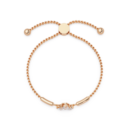 Trio Lab Grown Diamond Shape Adjustable Bracelet - HIGHCARAT DIAMONDS