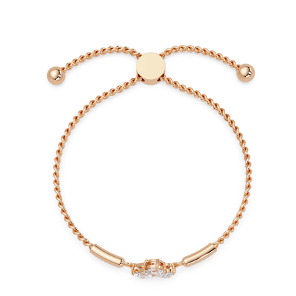 Trio Lab Grown Diamond Shape Adjustable Bracelet - HIGHCARAT DIAMONDS