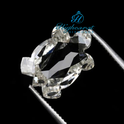 Turtle Shape lab Grown Unique Cut Shinning Occasionally Wear Diamond Pendant For Women - HIGHCARAT DIAMONDS