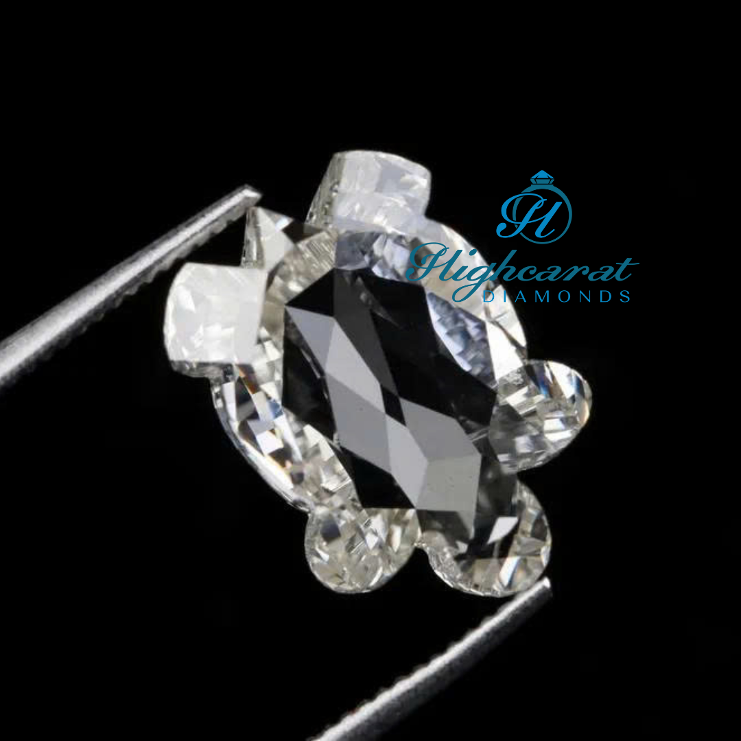 Turtle Shape lab Grown Unique Cut Shinning Occasionally Wear Diamond Pendant For Women - HIGHCARAT DIAMONDS