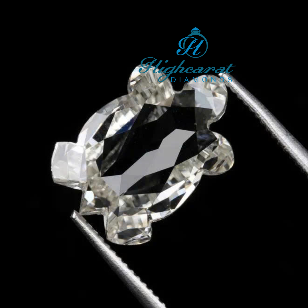 Turtle Shape lab Grown Unique Cut Shinning Occasionally Wear Diamond Pendant For Women