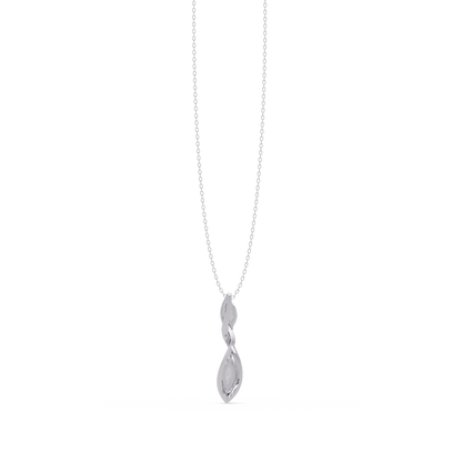 Marquise & Round Cut Vintage Lab Grown Diamond Unique Pendant - HIGHCARAT DIAMONDS