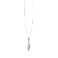Marquise & Round Cut Vintage Lab Grown Diamond Unique Pendant - HIGHCARAT DIAMONDS