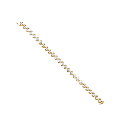 Twisted Lab grown Diamond Link Bracelet - HIGHCARAT DIAMONDS