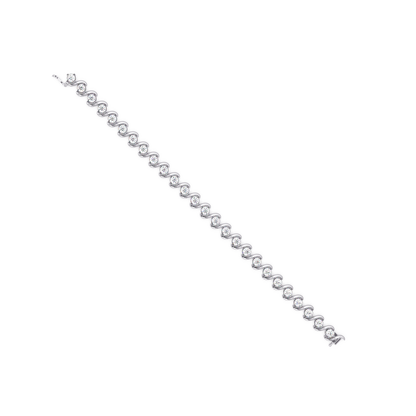 Twisted Lab grown Diamond Link Bracelet - HIGHCARAT DIAMONDS
