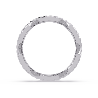 Twisted Rope Lab Grown Diamond Statement Ring - HIGHCARAT DIAMONDS