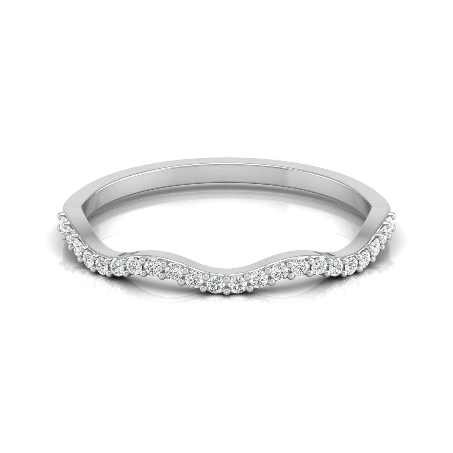 Twisted Round Cut Wedding Diamond Ring for Her Elegant Yet Budget-Friendly in 10KT 14KT 18KT Gold Lab-Grown or Natural