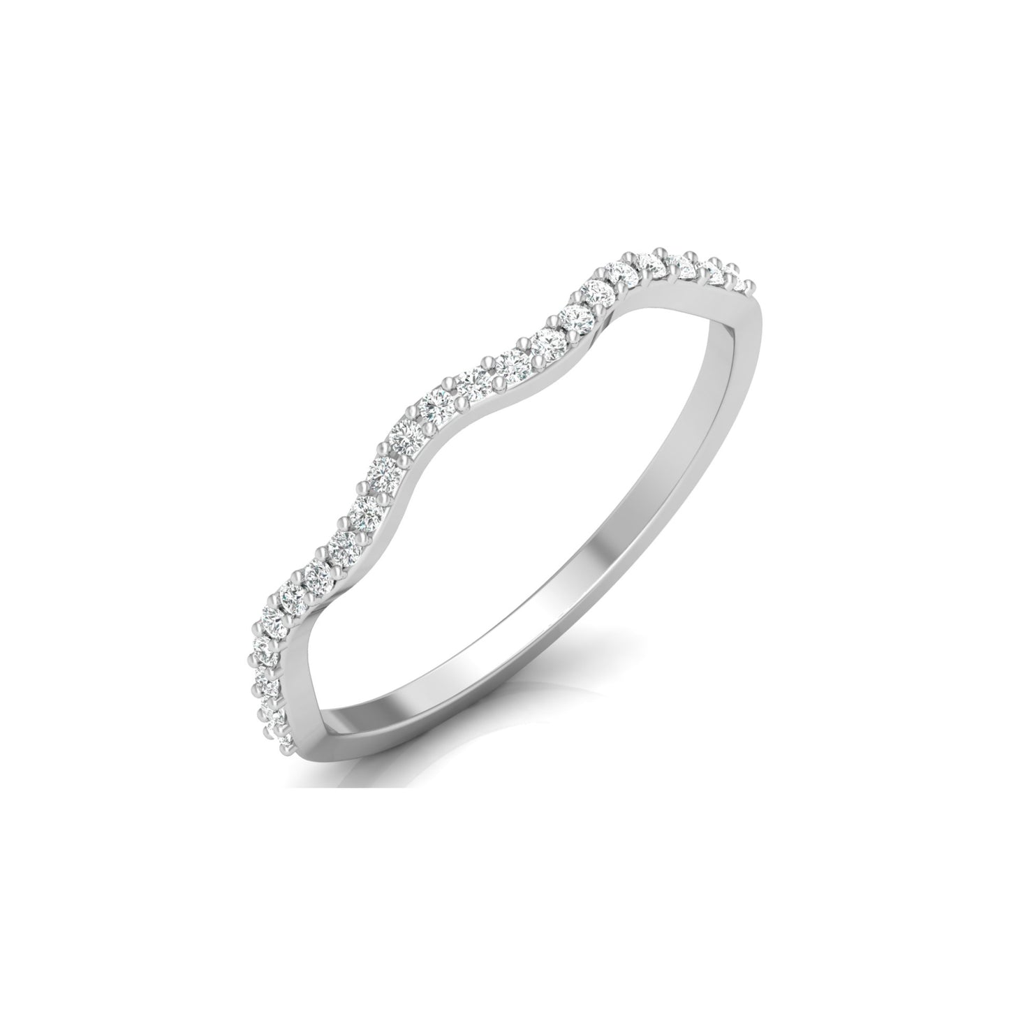 Twisted Round Cut Wedding Diamond Ring for Her Elegant Yet Budget-Friendly in 10KT 14KT 18KT Gold Lab-Grown or Natural