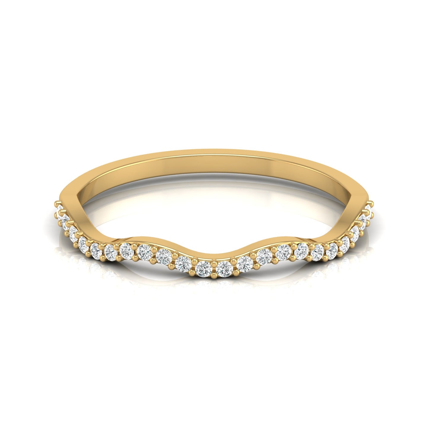 Twisted Round Cut Wedding Diamond Ring for Her Elegant Yet Budget-Friendly in 10KT 14KT 18KT Gold Lab-Grown or Natural - HIGHCARAT DIAMONDS