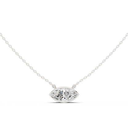 Unique 2.50Ct Marquise Cut Lab Grown Minimalist Dainty Pendant For Her - HIGHCARAT DIAMONDS