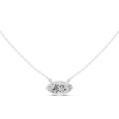 Unique 2.50Ct Marquise Cut Lab Grown Minimalist Dainty Pendant For Her - HIGHCARAT DIAMONDS