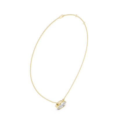 Unique 2.50Ct Marquise Cut Lab Grown Minimalist Dainty Pendant For Her - HIGHCARAT DIAMONDS