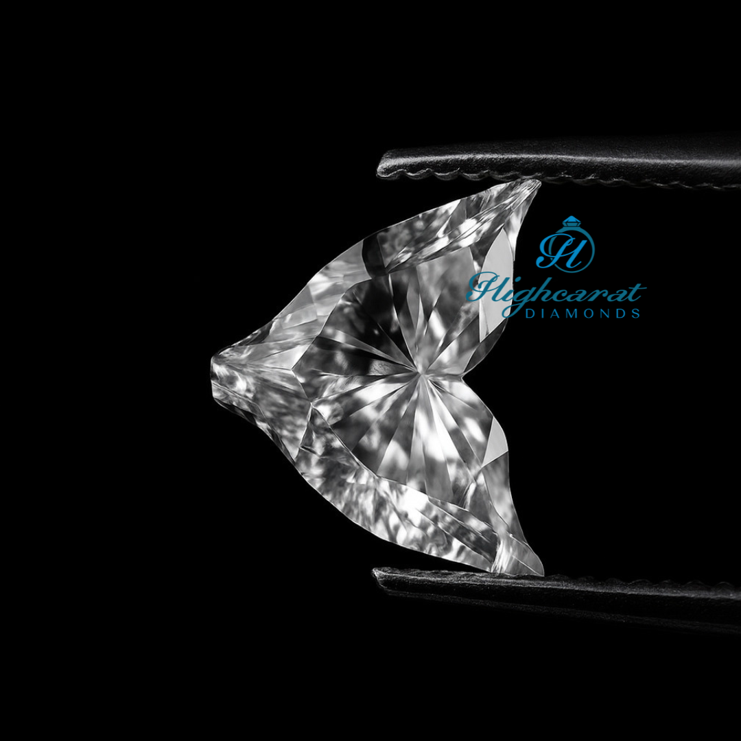 Fish Tail Cut Lab grown Diamond Unique Fancy Style For Engagement Ring & Fine Jewelry Making - HIGHCARAT DIAMONDS