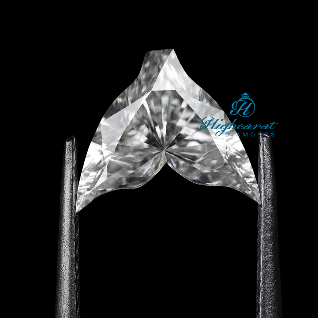 Fish Tail Cut Lab grown Diamond Unique Fancy Style For Engagement Ring & Fine Jewelry Making - HIGHCARAT DIAMONDS