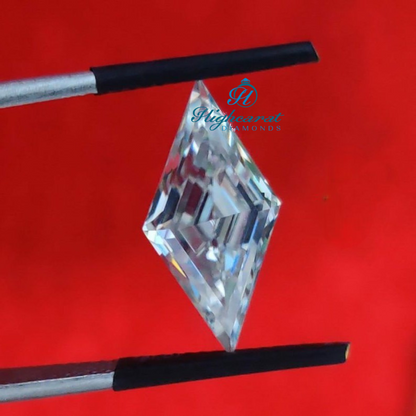 High Clarity Kite Shape Lab Grown Diamond designed for custom jewelry settings