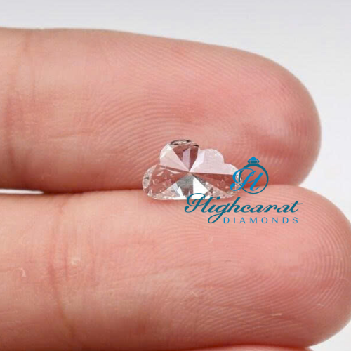 Cloud Shape New Unique Style Lab Grown Diamond Every Wear Gifted For Her Women - HIGHCARAT DIAMONDS