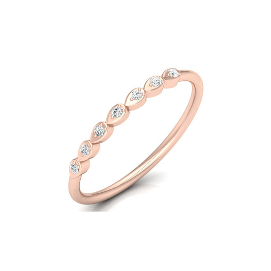 Unique Lab grown Or Natural Round Cut Engagement Ring For Women's In 14K Solid Gold - HIGHCARAT DIAMONDS