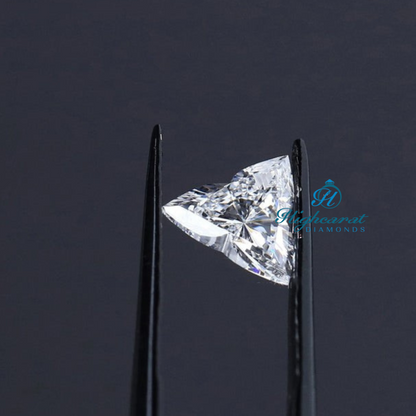 Precision Cut Lotus Shape Diamond featuring custom petal contours and reflective facets