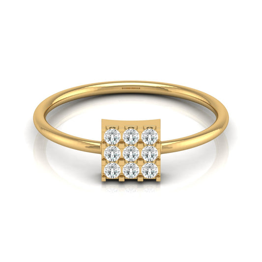 Unisex Diamond Ring for Wedding and Special Occasions 18K Solid Gold - HIGHCARAT DIAMONDS