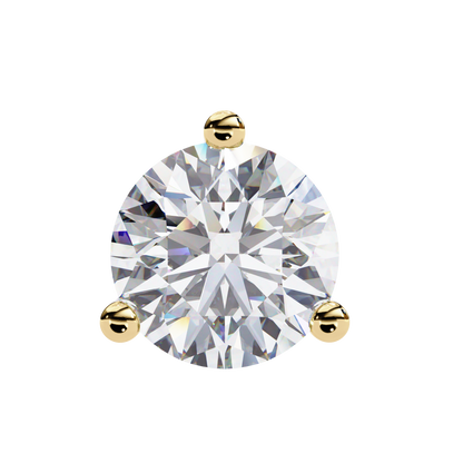 Vintage 2.57CTRound Cut Diamond 3 Prong Set Delicate Elegance Dainty Cluster Stud Earring For Her - HIGHCARAT DIAMONDS