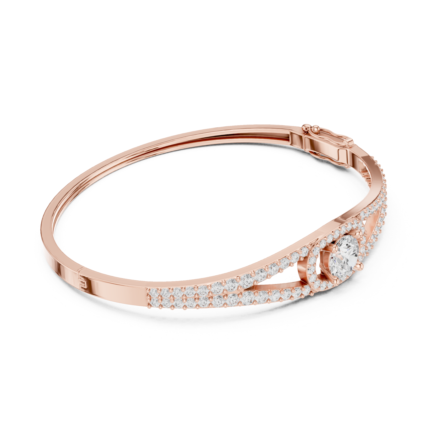 Vintage 3.16CT Round Cut Lab Grown Diamond Minimalist Party Wear Bracelet - HIGHCARAT DIAMONDS