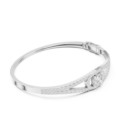 Vintage 3.16CT Round Cut Lab Grown Diamond Minimalist Party Wear Bracelet - HIGHCARAT DIAMONDS