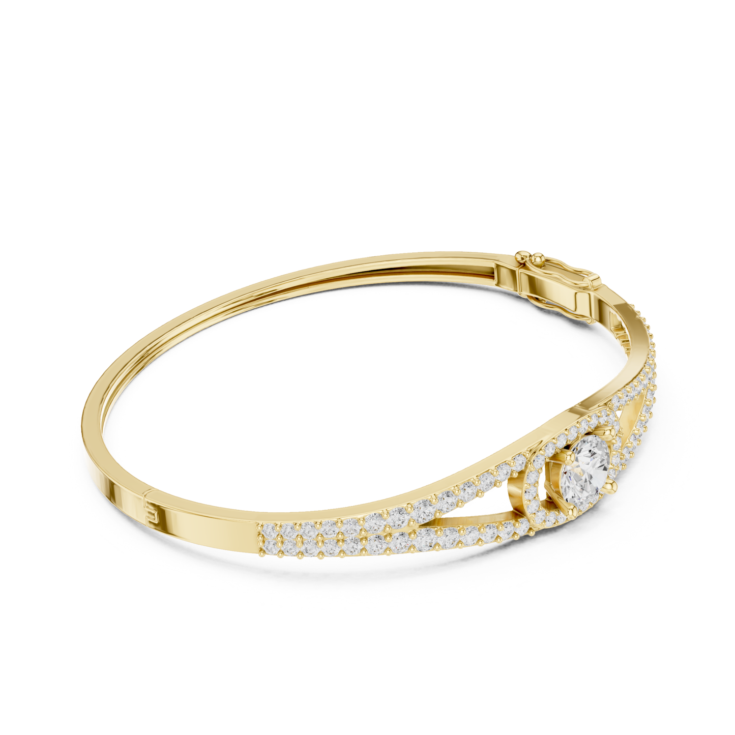 Vintage 3.16CT Round Cut Lab Grown Diamond Minimalist Party Wear Bracelet - HIGHCARAT DIAMONDS