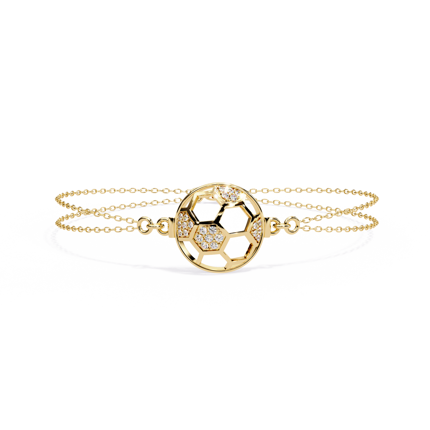 Vintage Circle Shape Round Cut Diamond Elegant Dainty Minimalist Statement Daily Wear Cuff Bracelet For Her - HIGHCARAT DIAMONDS